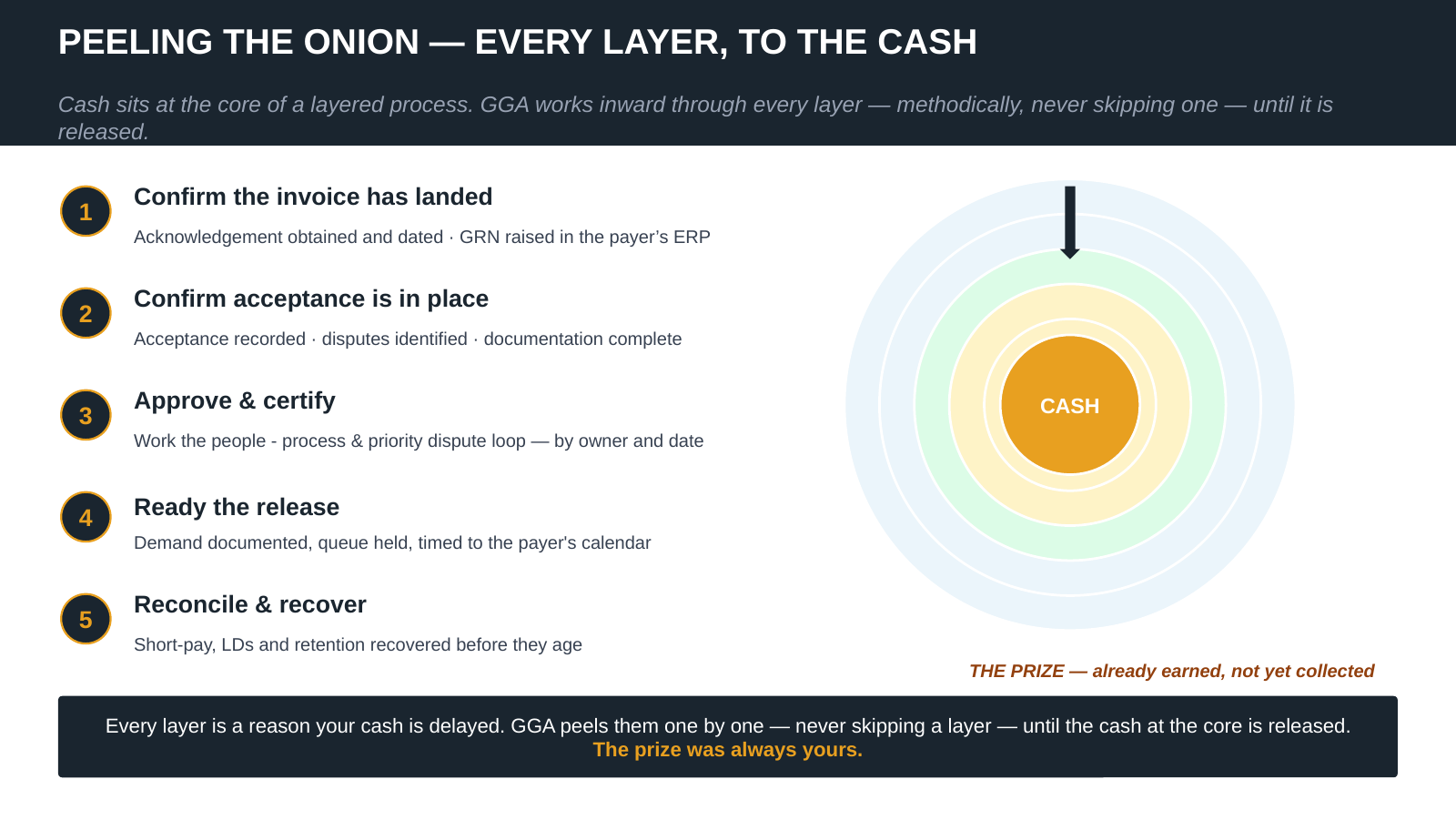 Peeling the Onion diagnostic framework
